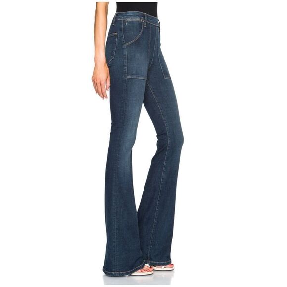 Frame Jeans Le Flare De Francoise in St. Ives Size 26 - Picture 11 of 15